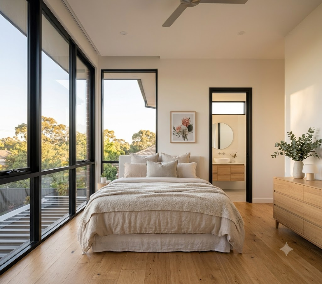 Second-storey master bedroom extension